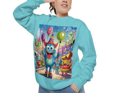 Monster Parade Madness Unisex Garment-Dyed Sweatshirt