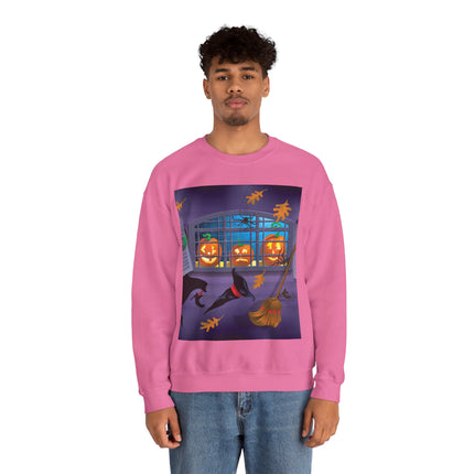 Whimsical Halloween Mischief Unisex Heavy Blend™ Crewneck Sweatshirt