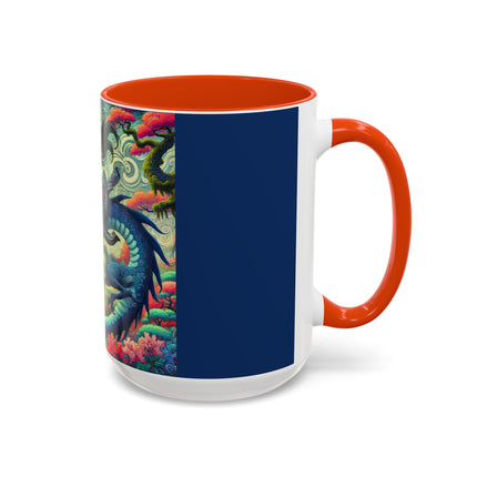 Mystic Guardian of the Sky Light Colorful Mugs (11oz, 15oz)