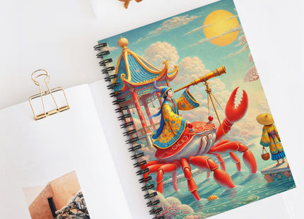 The Celestial Crab Navigator Spiral Notebook - Ruled Line