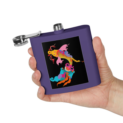 Golden Koi Flask – Lucky Swim & Vibrant Fortune