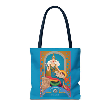 Astrology Gem Series: April & Diamond Tote Bag