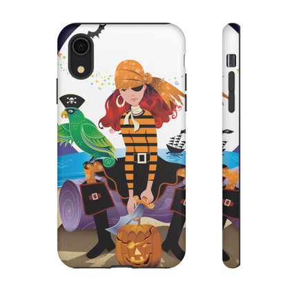 Moonlit Pirate Halloween Phone Cases