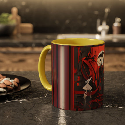 Halloween Night Scene Colorful Mugs (11oz, 15oz)