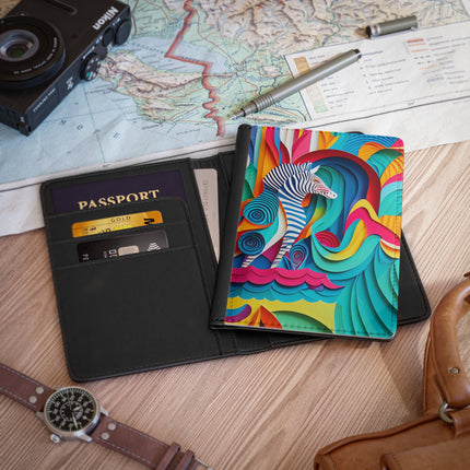 Surfing Zebra Passport Cover