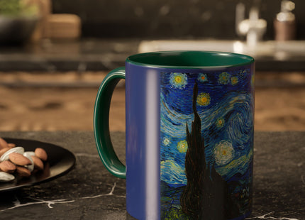 The Starry Night by Vincent Van Gogh Colorful Mugs (11oz, 15oz)