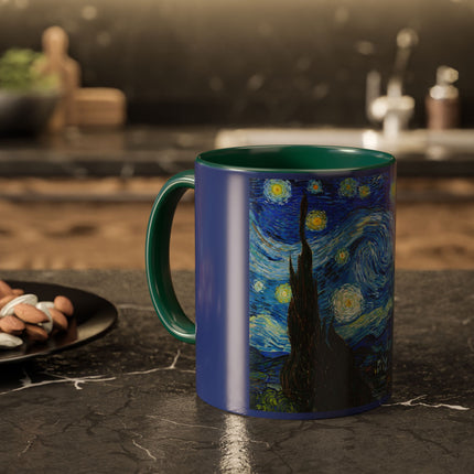 The Starry Night by Vincent Van Gogh Colorful Mugs (11oz, 15oz)