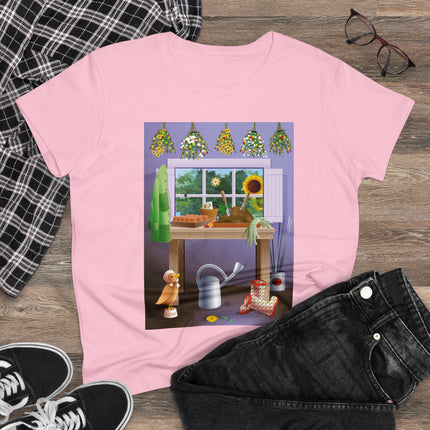 A Gardener's Haven Women's Midweight Cotton Tee
