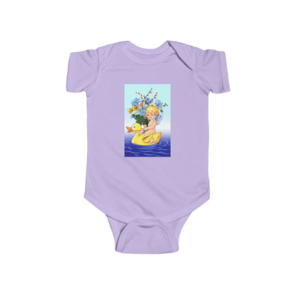 Bathing Adventures Baby Bodysuit – Whimsical Rubber Duck Water Play Design