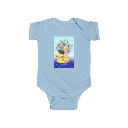 Bathing Adventures Baby Bodysuit – Whimsical Rubber Duck Water Play Design