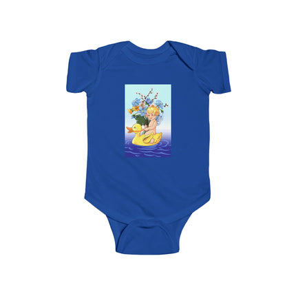 Bathing Adventures Baby Bodysuit – Whimsical Rubber Duck Water Play Design