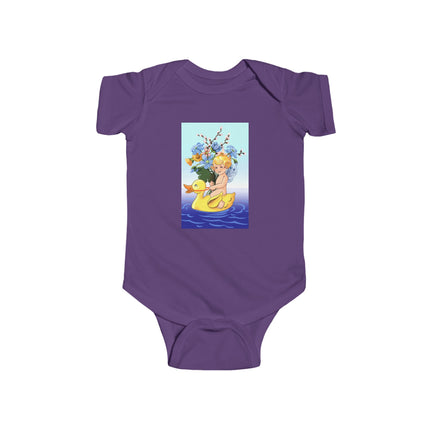Bathing Adventures Baby Bodysuit – Whimsical Rubber Duck Water Play Design