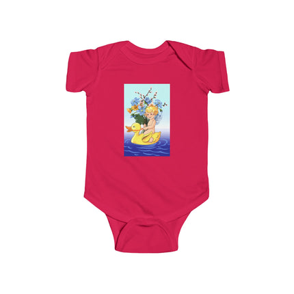 Bathing Adventures Baby Bodysuit – Whimsical Rubber Duck Water Play Design