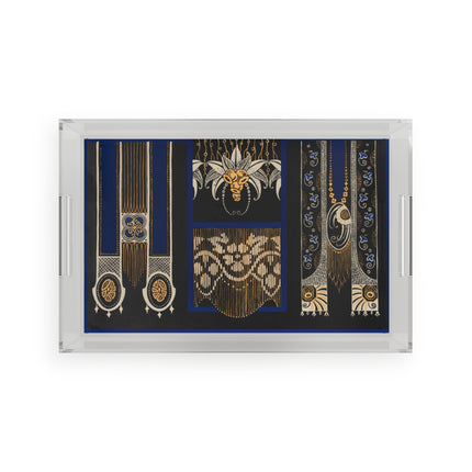 La décoration moderne dans le textile Pl. 4 by Gaston Charlet Acrylic Serving Tray