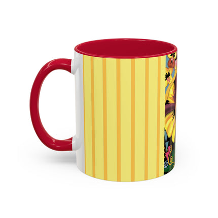 Enchanted Pansy Elegance Colorful Mugs (11oz, 15oz)