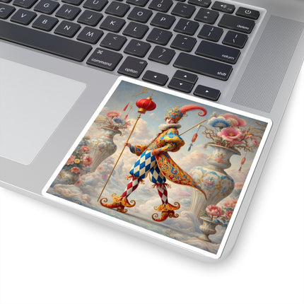 The Ornamental Jester Kiss-Cut Stickers (4 Stickers)