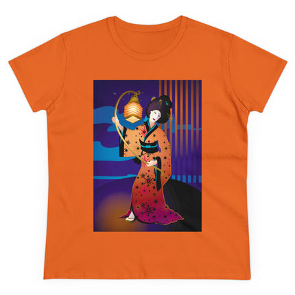 The Enchanting Geisha Women's Midweight Cotton Tee