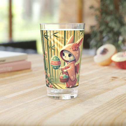 Geisha Kitten’s Easter Stroll Glass, 16oz