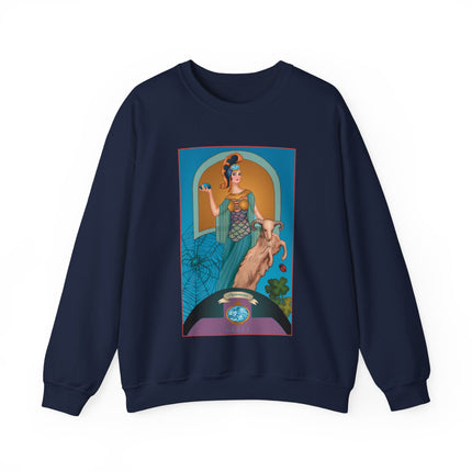 March & Aquamarine (Gem Series) by Sofia Chiostri Unisex Heavy Blend™ Crewneck Sweatshirt