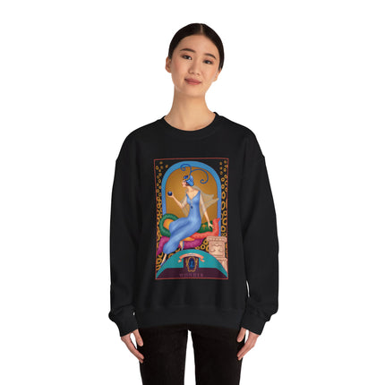 September & Sapphire (from the Gem Series) by Sofia Chiostri Heavy Blend™ Crewneck Sweatshirt