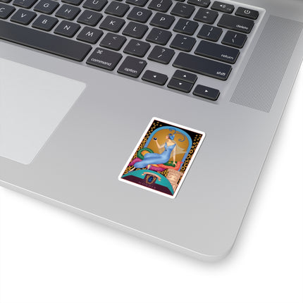 September & Sapphire (from the Gem Series) by Sofia Chiostri Copper Kiss-Cut Stickers (4 Sizes)