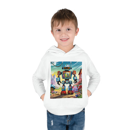 The Rusty Robot Toddler Pullover Fleece Hoodie