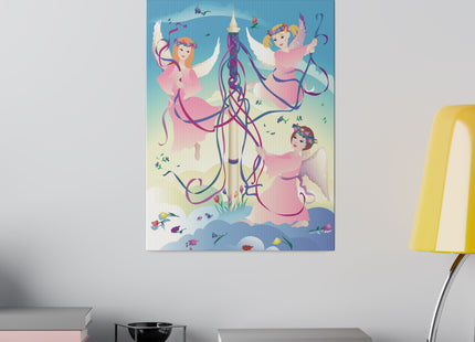 Angelic Revelry Matte Canvas, Stretched, 0.75"