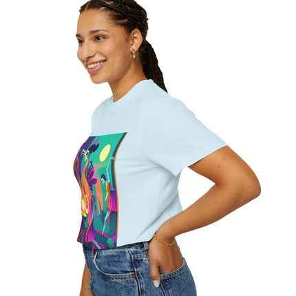 Dance of the Skeleton Ballerinas Unisex Garment-Dyed T-shirt