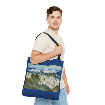 The Wave by Karl Hagemeister Tote Bag (AOP)