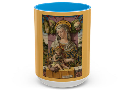 Madonna and Child by Carlo Crivelli Colorful Mugs (11oz, 15oz)
