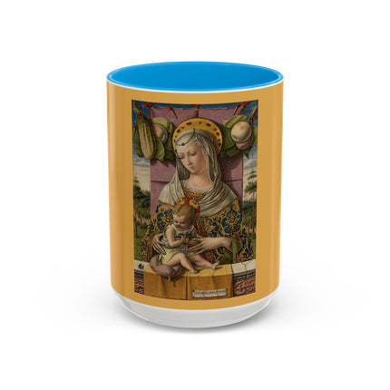 Madonna and Child by Carlo Crivelli Colorful Mugs (11oz, 15oz)