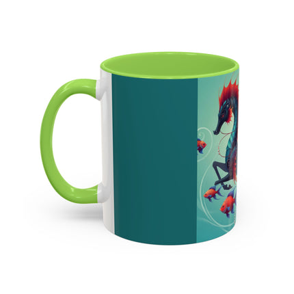 Mermaid & Sea Dragon Mug – Ocean Guardian & Mythic Beauty