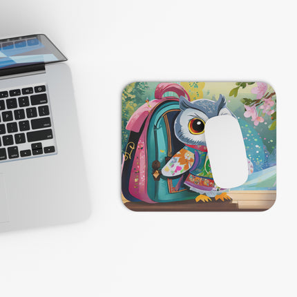 Baby Owl Mouse Pad, Rectangle