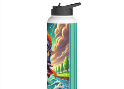 Valiant Duck Stainless Steel Water Bottle, Standard Lid