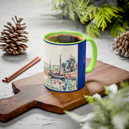 Concarneau by Paul Signac Colorful Mugs (11oz, 15oz)