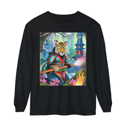 Cyberpunk Leopard Long Sleeve T-Shirt