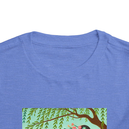 Sparrow Dance Geisha Fairy Toddler Short Sleeve Tee