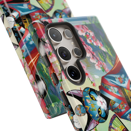 Cyberpunk Geisha Phone Cases