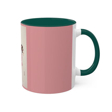 Illustrations of Japanese Toys Pl.001 by Kawasaki Kyosen Colorful Mugs, 11oz
