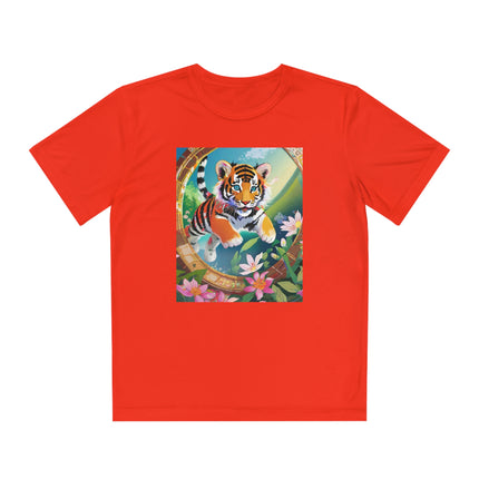 Majestic Tiger Cub Youth Competitor Tee – Courage, Adventure & Fiery Spirit