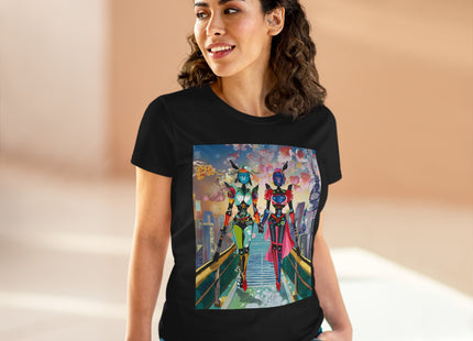 Cyber Punk Robot Models Cotton Tee