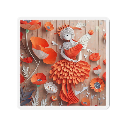 Poppy Fairy Die-Cut Magnets (4 Sizes)