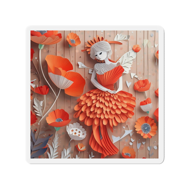 Poppy Fairy Die-Cut Magnets (4 Sizes)