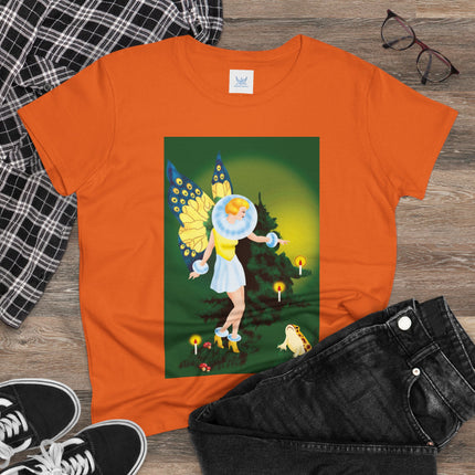 The Enchanted Encounter Women's Midweight Cotton Tee