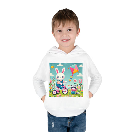 Breezy Meadow Ride Toddler Pullover Fleece Hoodie