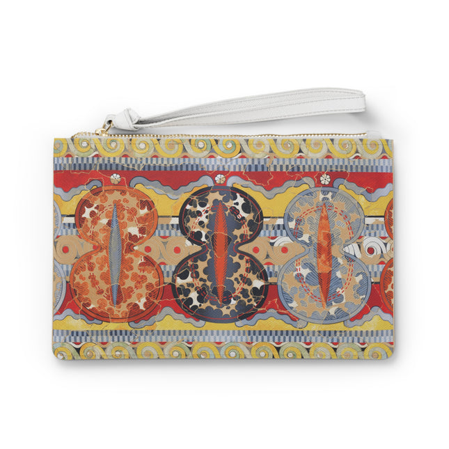Reproduction of the Shield Frieze by Emile Gilliéron Clutch Bag