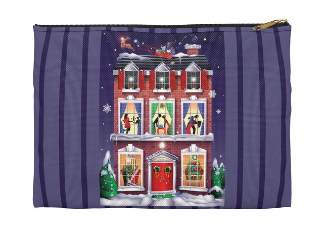 A Christmas Eve Celebration Accessory Pouch