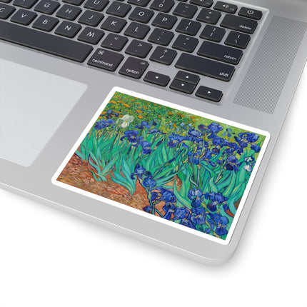 Irises by Vincent Van Gogh Kiss-Cut Stickers (4 Sizes)