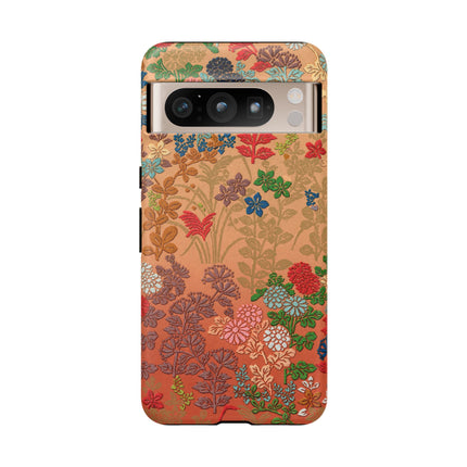 Ornamental Japanese Flower Pattern Phone Cases