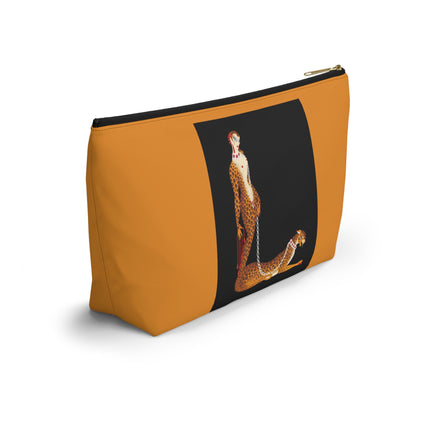 Leopard Queen Cosmetic Bag – Wild Glamour & Art Deco Elegance